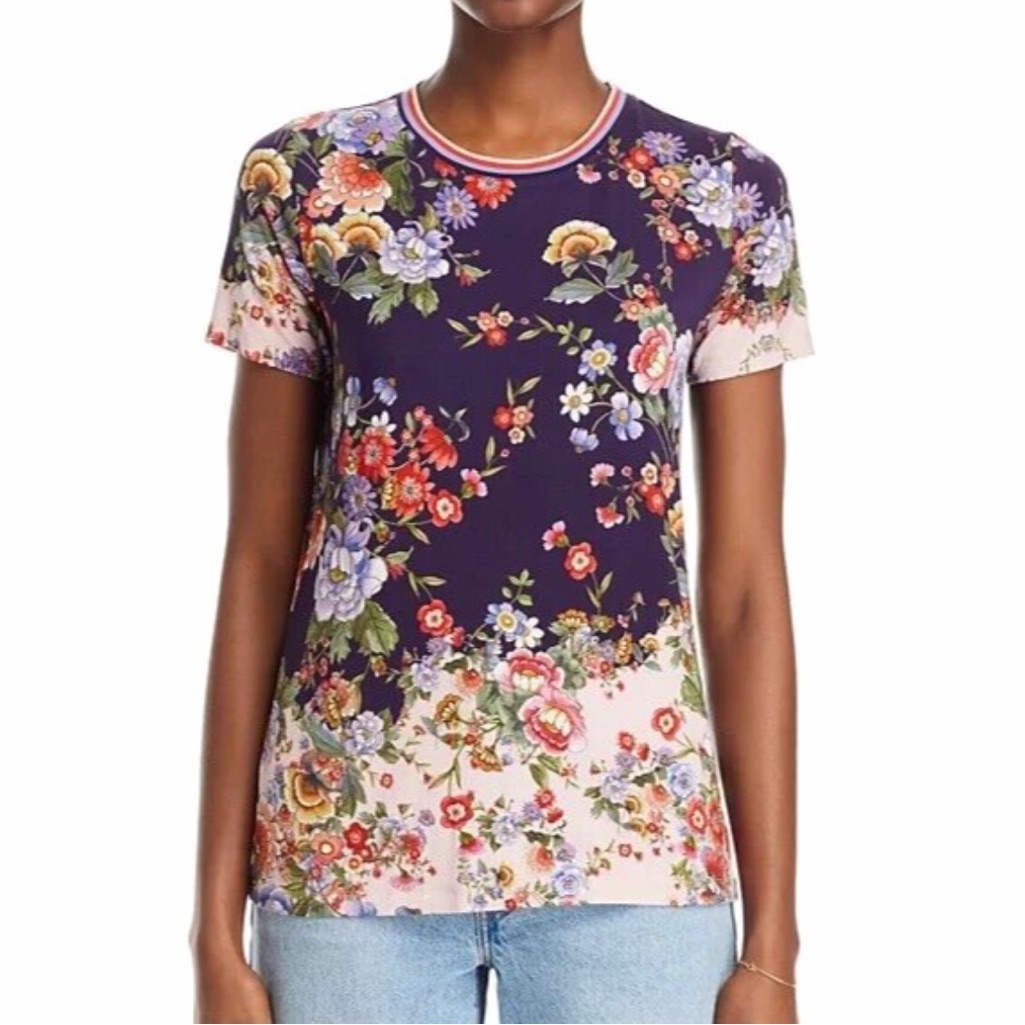 Johnny Was The Janie Favorite Short Sleeved Crew Neck Tee Els - Xs - Nwt